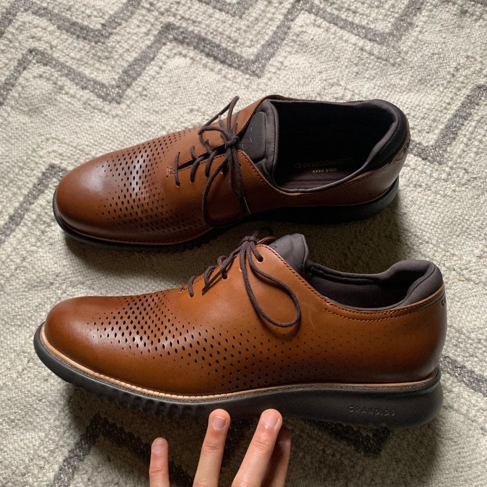 Cole Haan 2 ZEROGRAND Lined Laser Wingtip Oxford